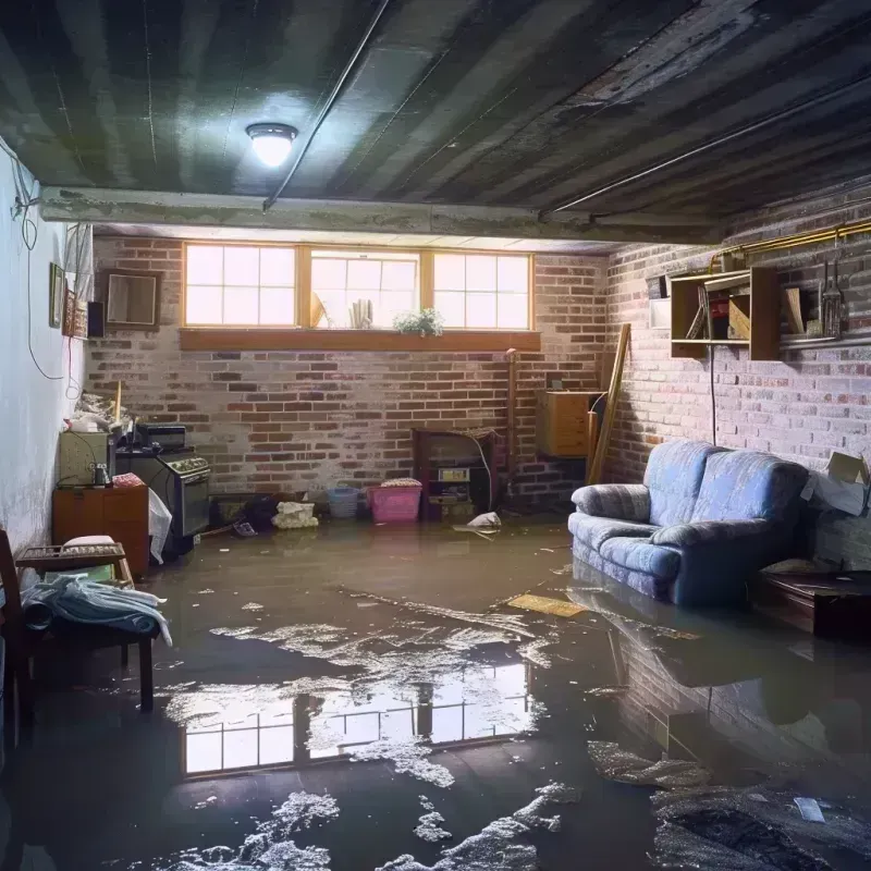 Flooded Basement Cleanup in New Union, TN